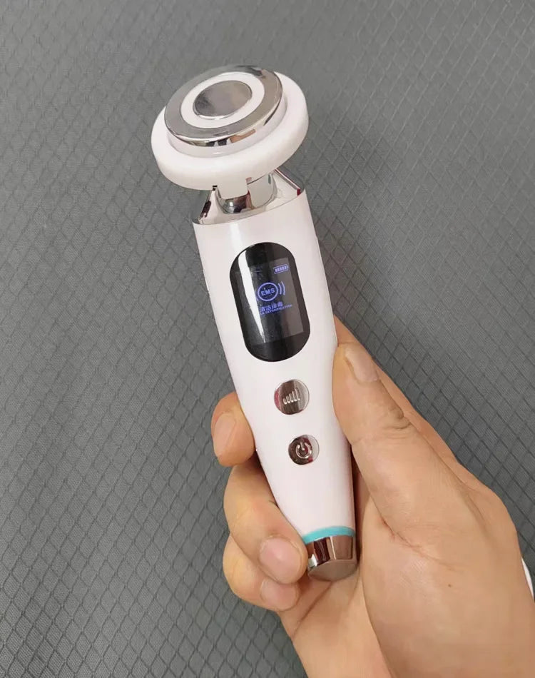 ‌Facial Massager - 4-in-1 Anti-Aging Device with Light Therapy, Wrinkle Reduction & Skin Rejuvenation for Home Use