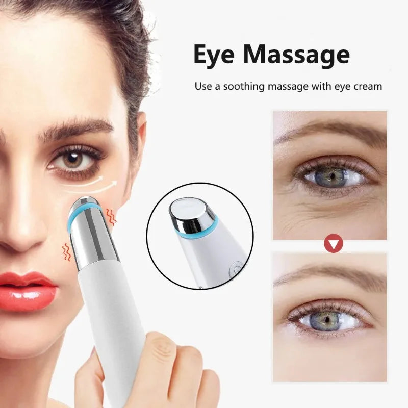 ‌Facial Massager - 4-in-1 Anti-Aging Device with Light Therapy, Wrinkle Reduction & Skin Rejuvenation for Home Use