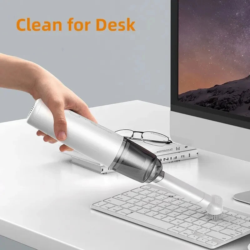 Vacuum Cleaner Mini Car Cleaning Powerful Suction Handheld Car Vacuum Cleaner Rechargeable for Car and Home Auto Vacuum Cleaner