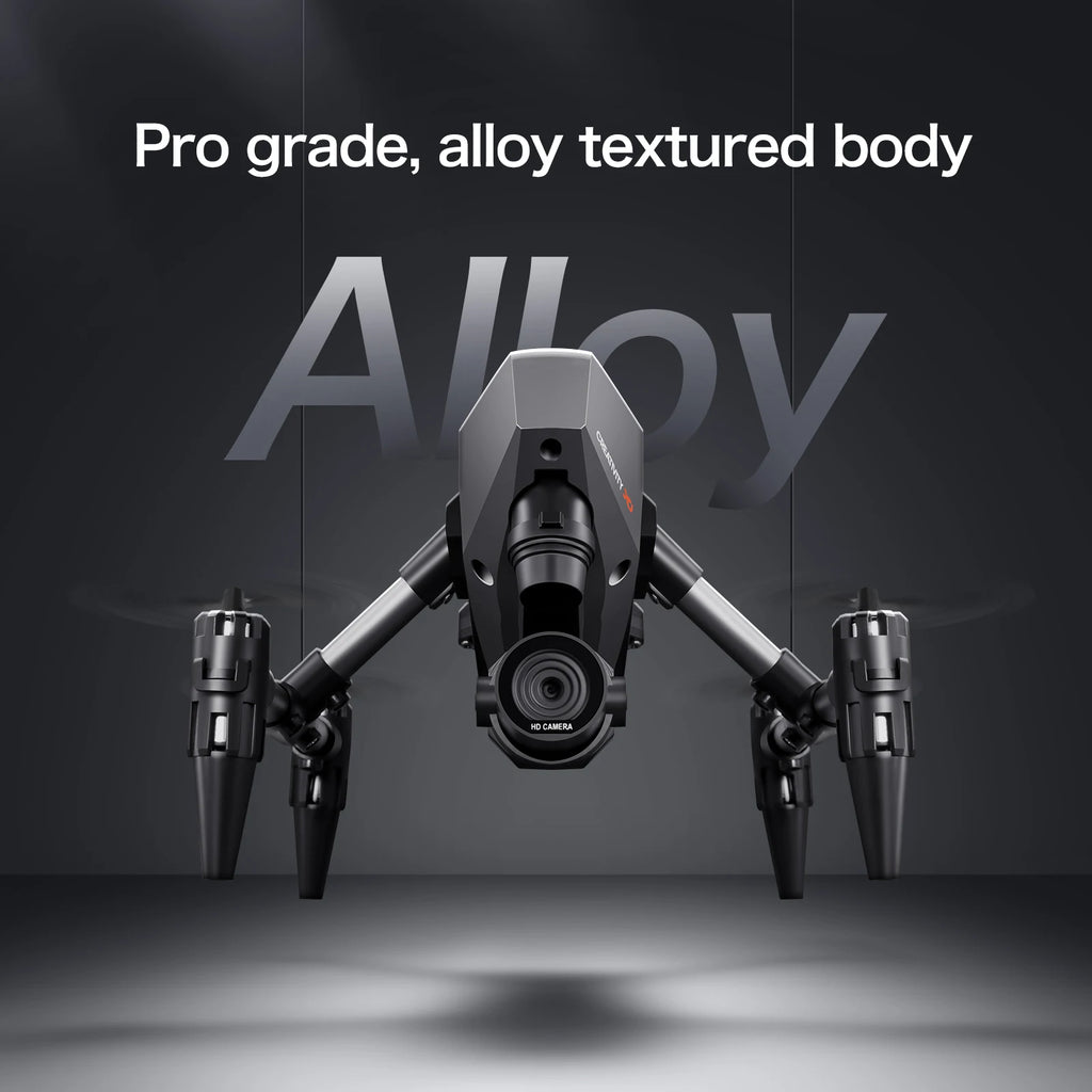 XD1 mini Drone Aluminium 8k Aerial Video Camera Optical Flow Fixed Height Quadcopter 360° Flip RC Dron for Kids Toys Boy