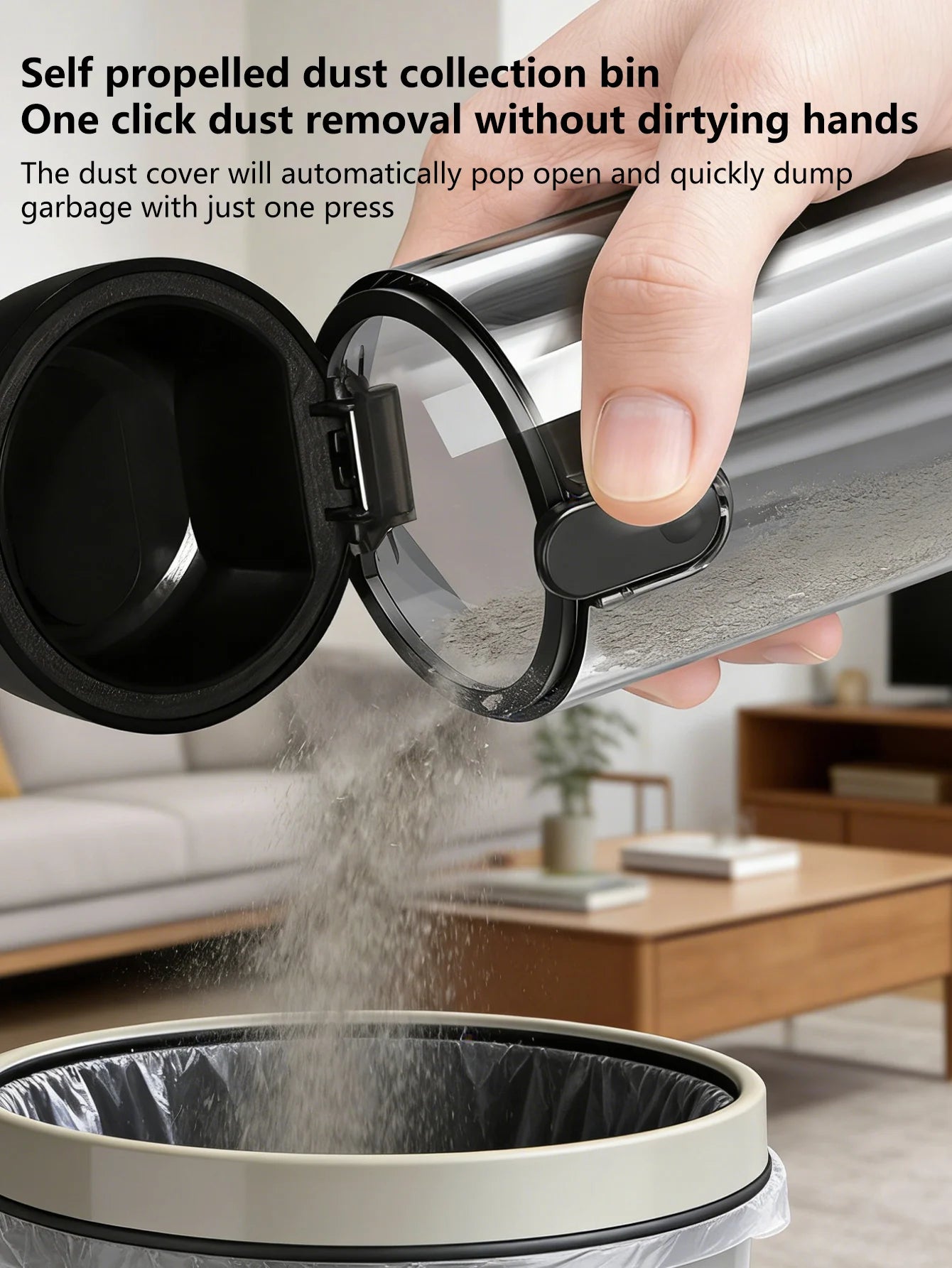 Portable Handheld Vacuum Cleaner ,High Power Mini Car Vacuum , Instant Suction Without Backflow ,Ideal for Car Interior & Home