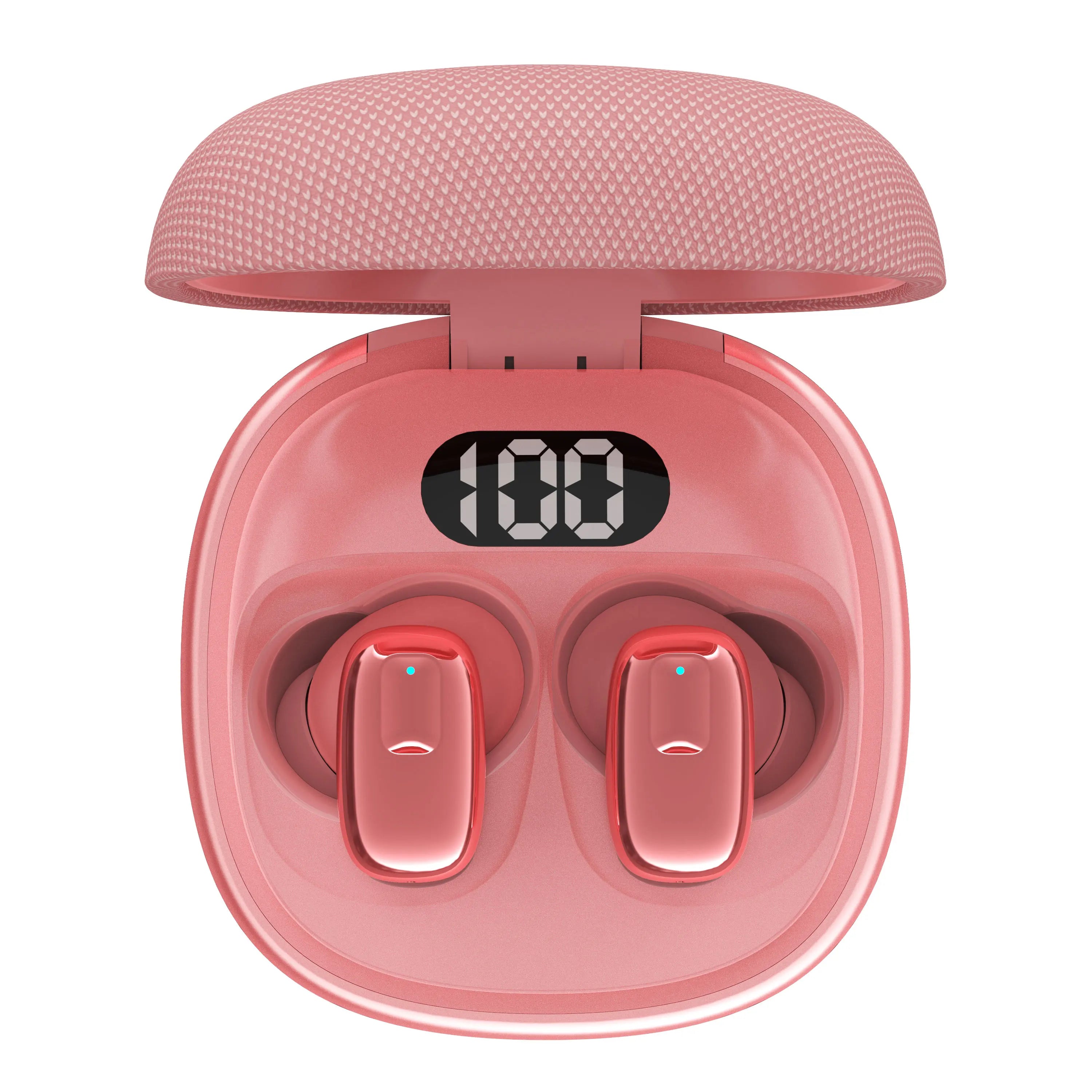 True Wireless Bluetooth Earphones with LED Power Digital Display Charging Case, HIFI Stereo Sound TWS Earbuds For iPhone Xiaomi