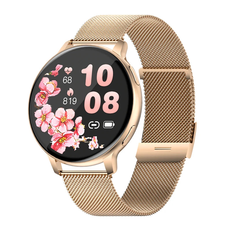 Women Smart Watch Blood Pressure Heart Rate Health Monitor Bluetooth Call Waterproof Ladies Fashion Smartwatch for Android IOS