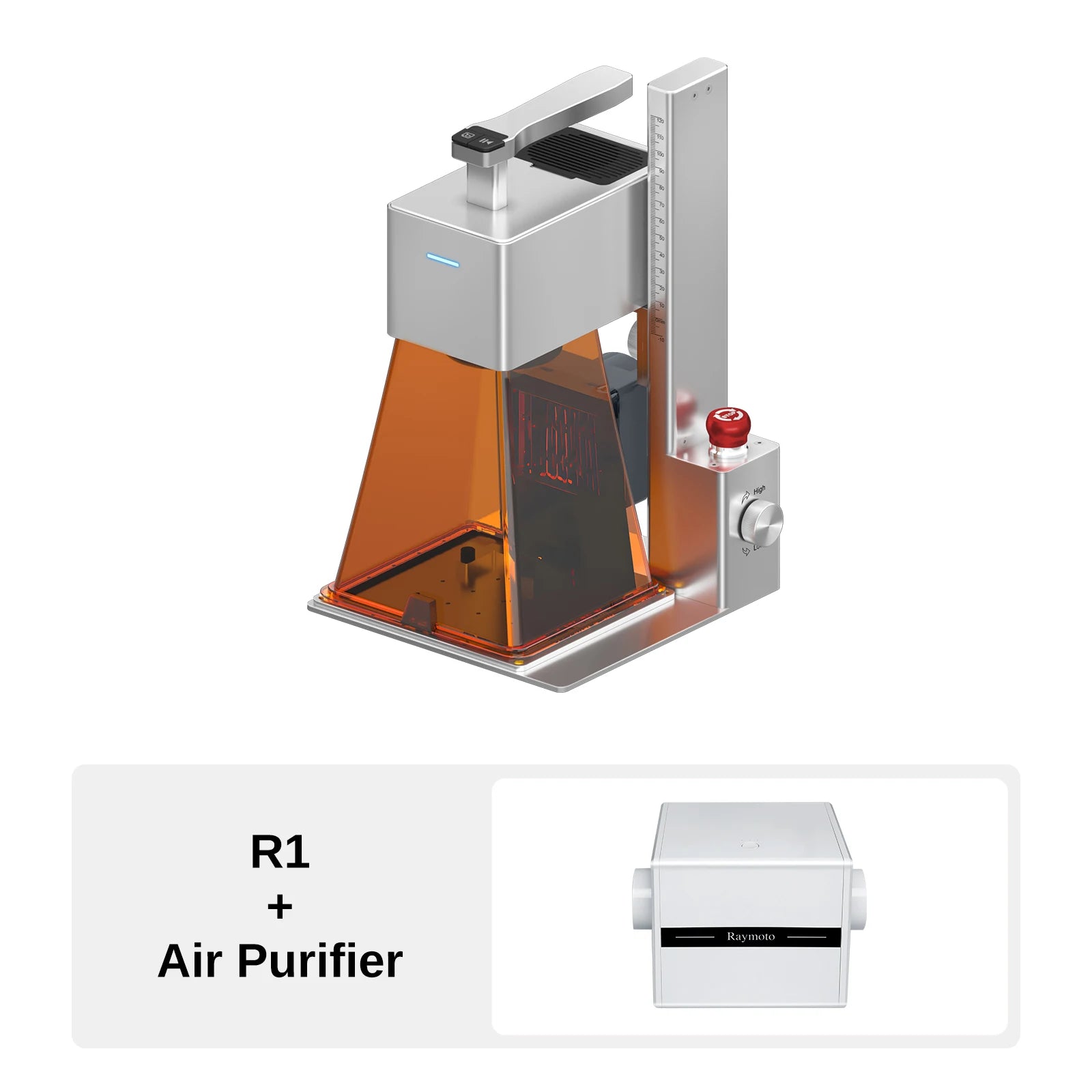 Raymoto R1 10W/R1 PRO 20W Portable Laser Engraver  Compact DIY Easy to Use Fast Engraving Speed Laser Engraving Machine