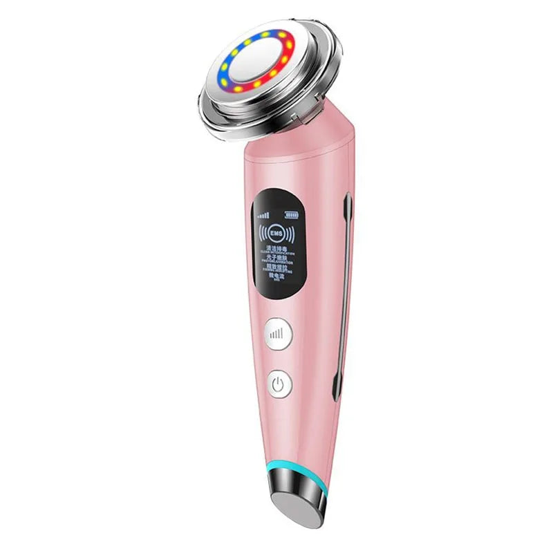 ‌Facial Massager - 4-in-1 Anti-Aging Device with Light Therapy, Wrinkle Reduction & Skin Rejuvenation for Home Use