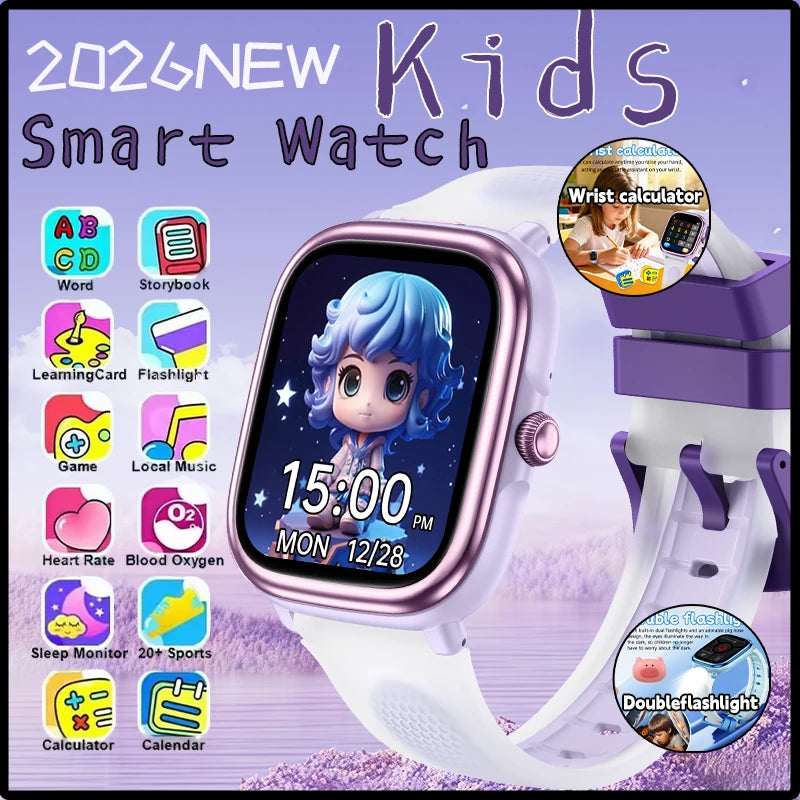 New Smartwatch BT Call Health&Sleep Monitoring 1.83''HD Screen Kids Smart Watch Waterproof Fashoin Sports Bracelet For Women Men