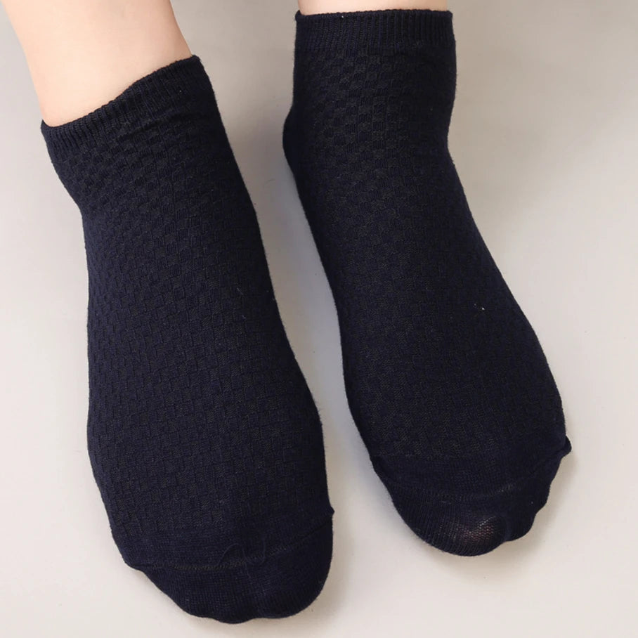 Bamboo Fibre Breathable Sock High Elasticity Non-slip Antibacterial Socks Men Women Light Elastic Comfortable Odor Proof Hosiery