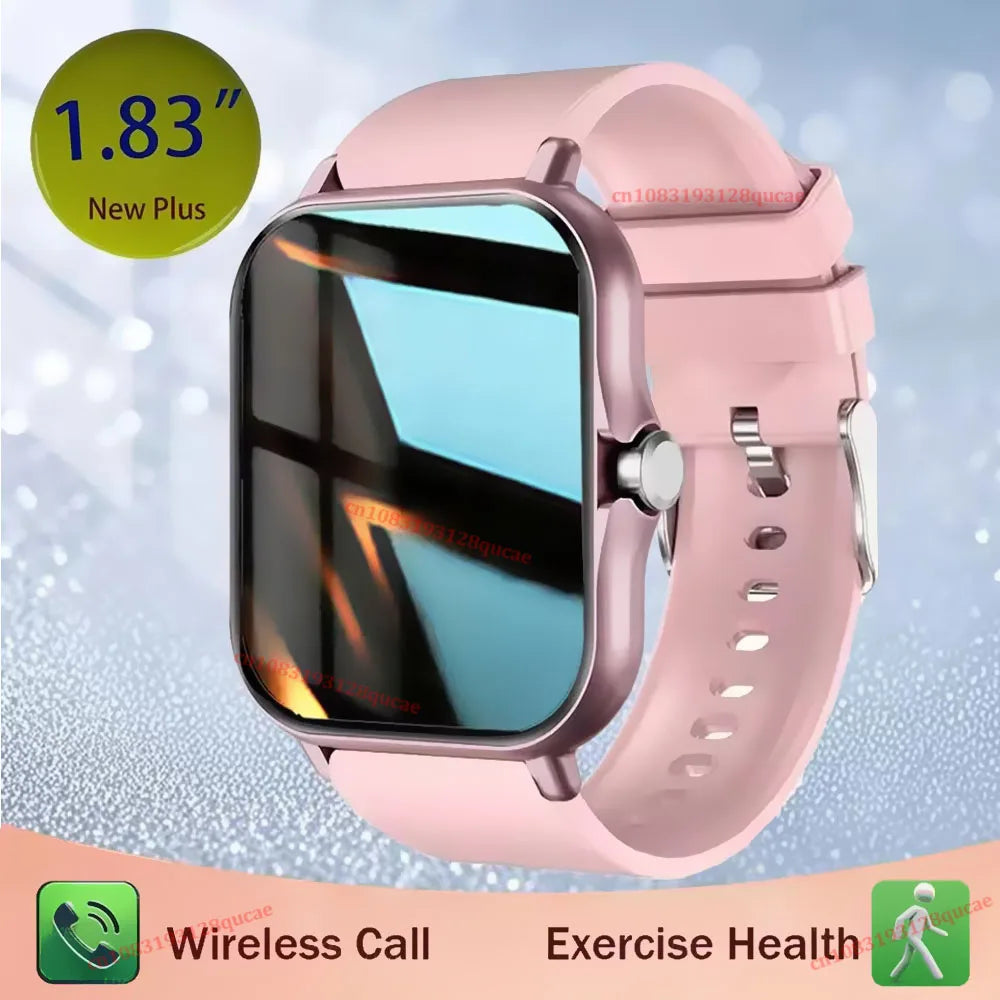 1.83'' Sports Smart Watch Fitness Clock Health Monitor Waterproof Smartwatch Wireless Call Watches For Men Women Android Ios New