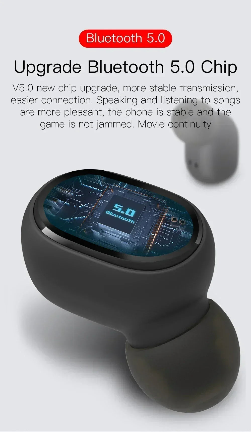 Wireless Bluetooth Earphones TWS Fone Bluetooth Headset Wireless Earbuds Noise Cancelling Earphones With Mic LED Display