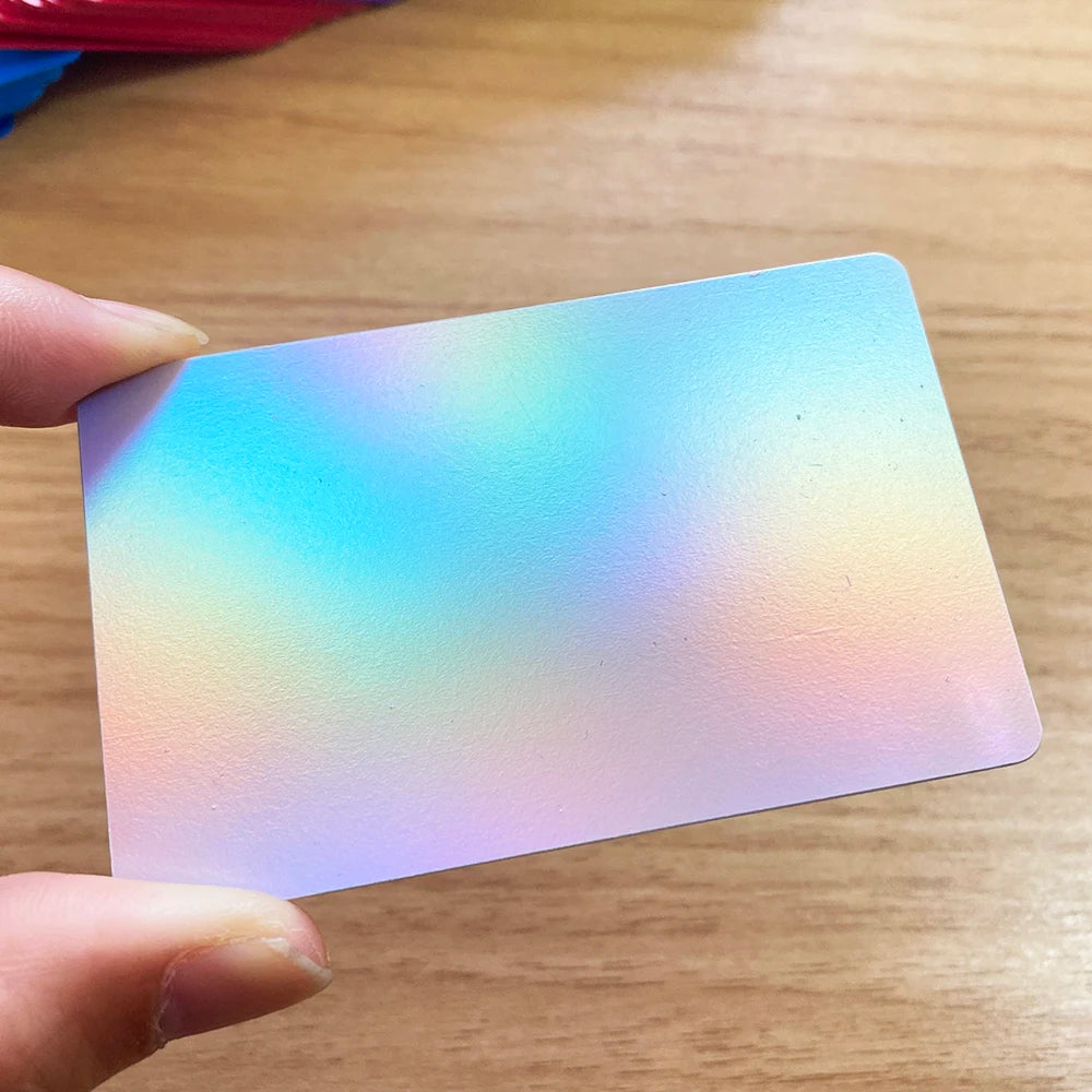 5PCS 13.56Mhz NFC215 504Bytes Blank Colorful PVC NFC Tap Card Smart Digital Social Media NFC Business Cards
