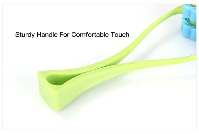 Facial Massager Roller Portable Flower Shape Anti Wrinkle Face-Lift Slimming Face Relaxation Massage Roller Beauty Tools Hot