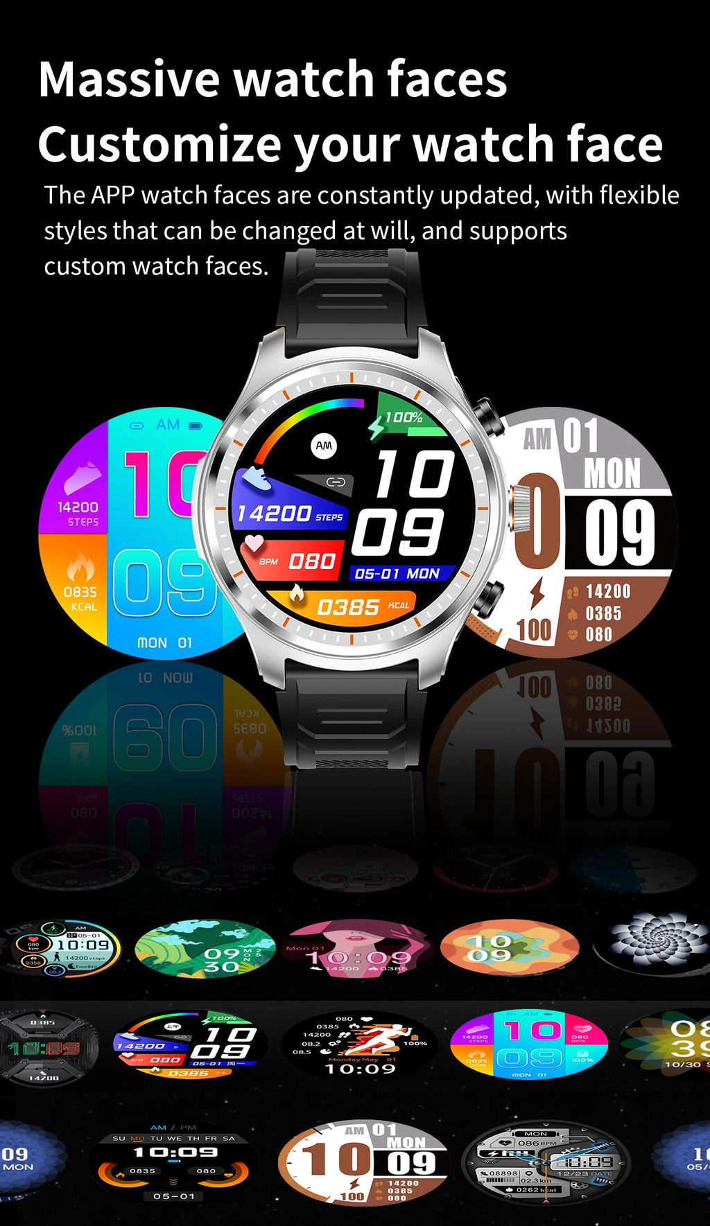 Bluetooth Headset Smartwatch 2-in-1,Call,Music,Health Monitor,Fitness Tracker,Men Women Waterproof Smart Watch For Android IOS