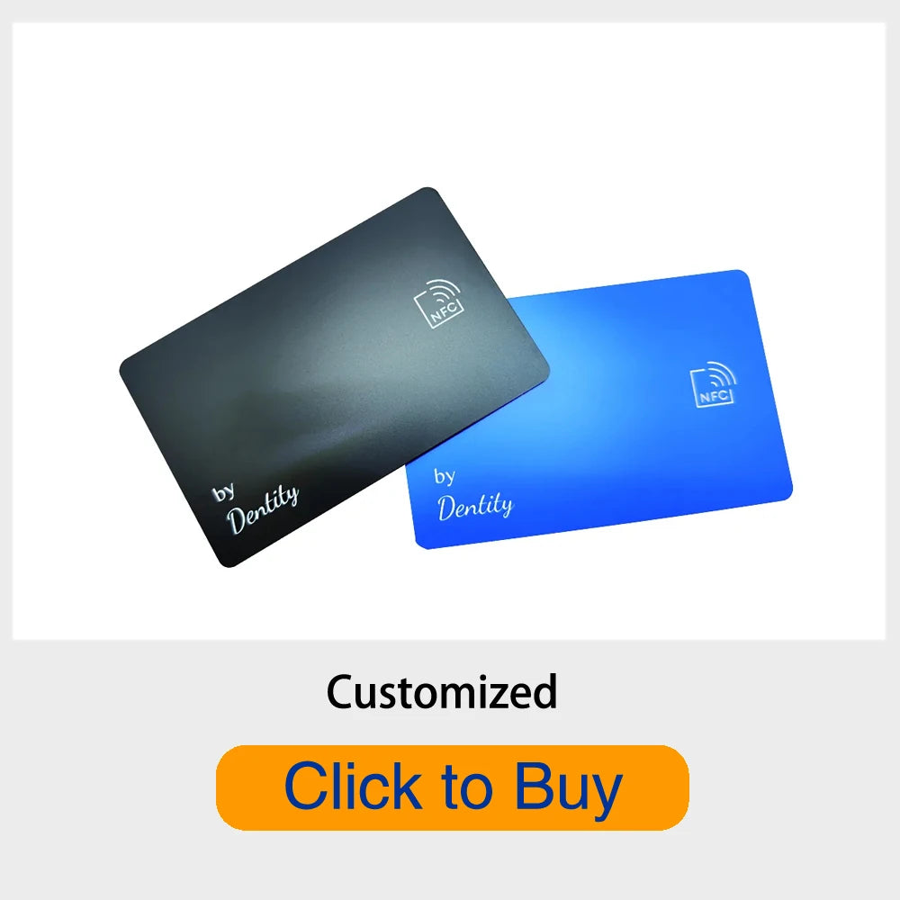 10 Pcs PVC NFC Cards, 13.56MHz, 504 bytes: perfect for business & social recognition
