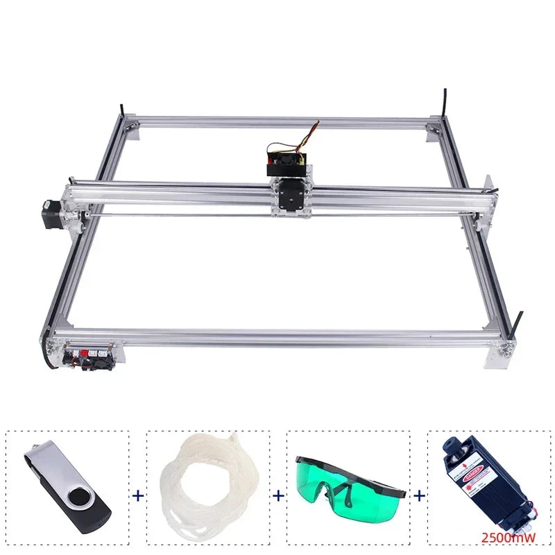 6550 Laser Engraver 15W CNC Laser Engraving Machine Work Area 65cm*50cm Wood Router Machine with Offline Controller