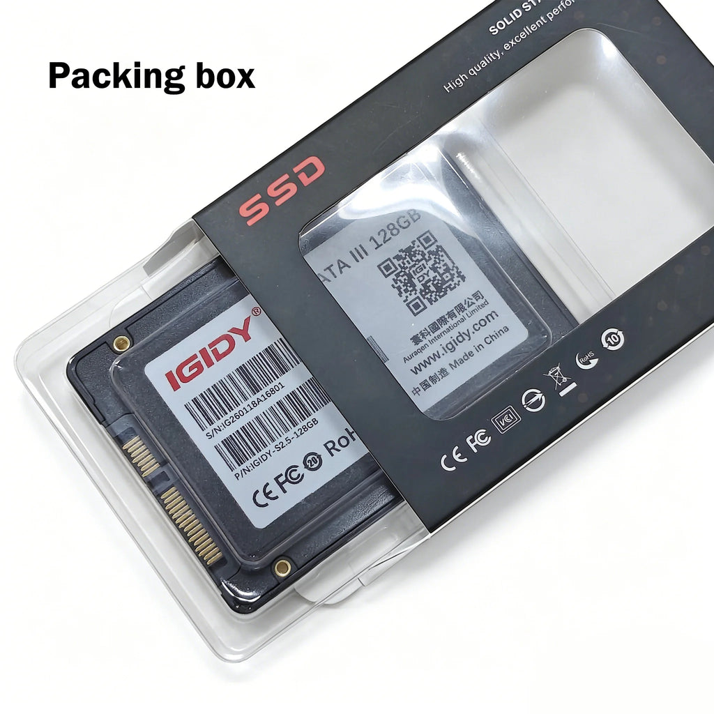 2.5'' SATA 3.0 SSD 128GB/256GB Internal Solid State Drive - Up to 570MB/s Read Speed, 3D TLC NAND, 7mm Slim for Laptop/Desktop