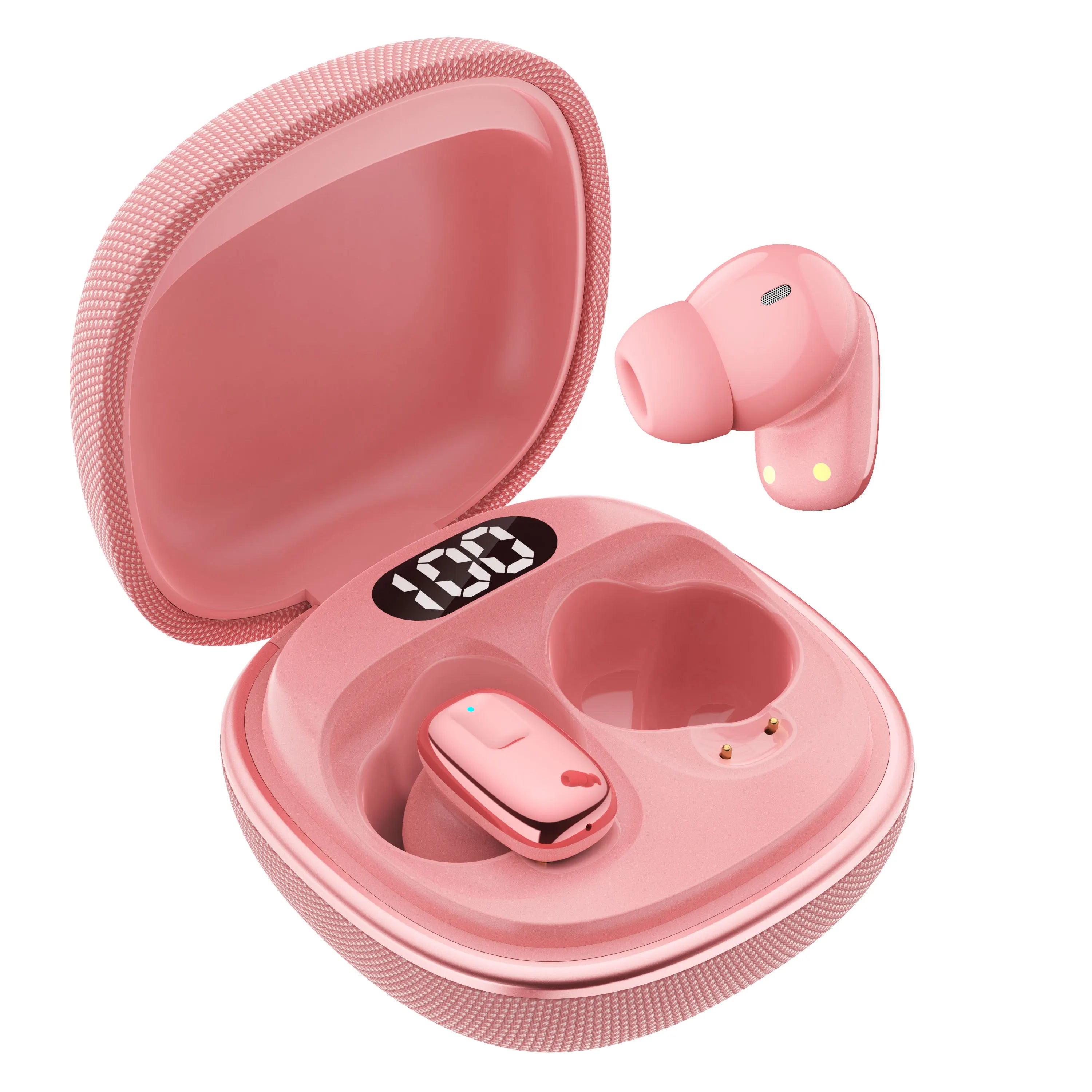 True Wireless Bluetooth Earphones with LED Power Digital Display Charging Case, HIFI Stereo Sound TWS Earbuds For iPhone Xiaomi
