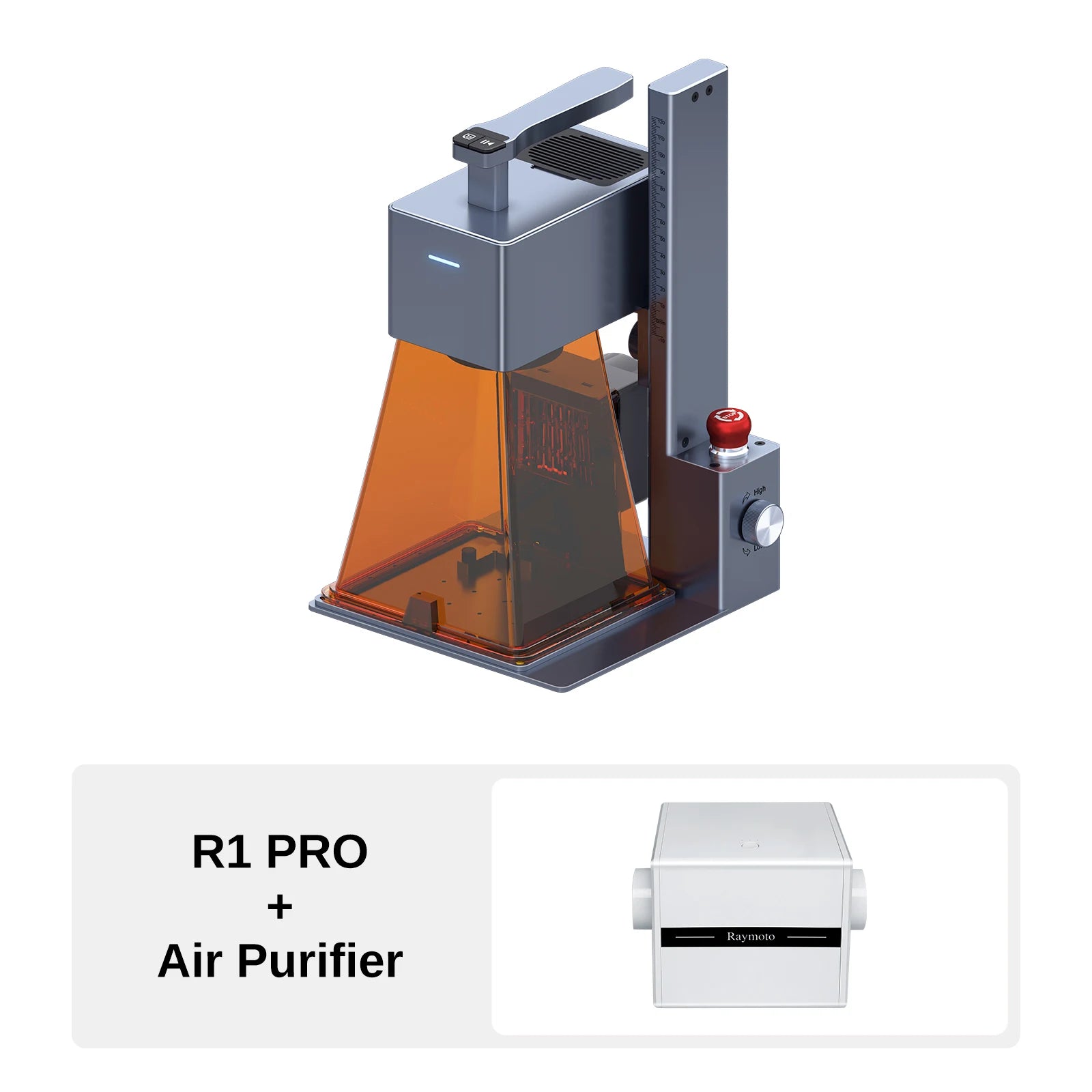 Raymoto R1 10W/R1 PRO 20W Portable Laser Engraver  Compact DIY Easy to Use Fast Engraving Speed Laser Engraving Machine