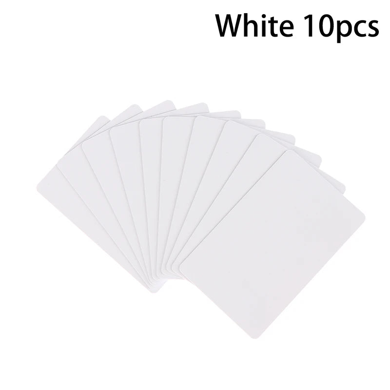 5/10Pcs NFC215 Black White Cards Rewritable NFC NT-AG215 PVC Cards Blank Easy Convenient Programmable NFC Business Card