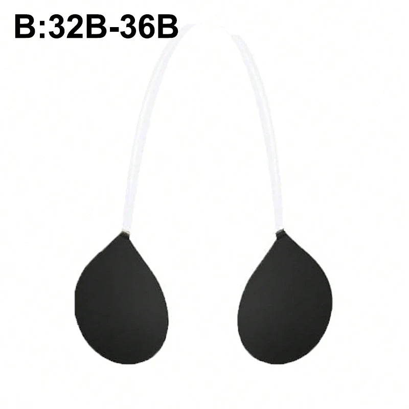 Invisible Bra With Straps Non-Slip Style Lift Enhance Bust Strapless Push Up Anti-convex Bra Women's Lingerie Underwear Access