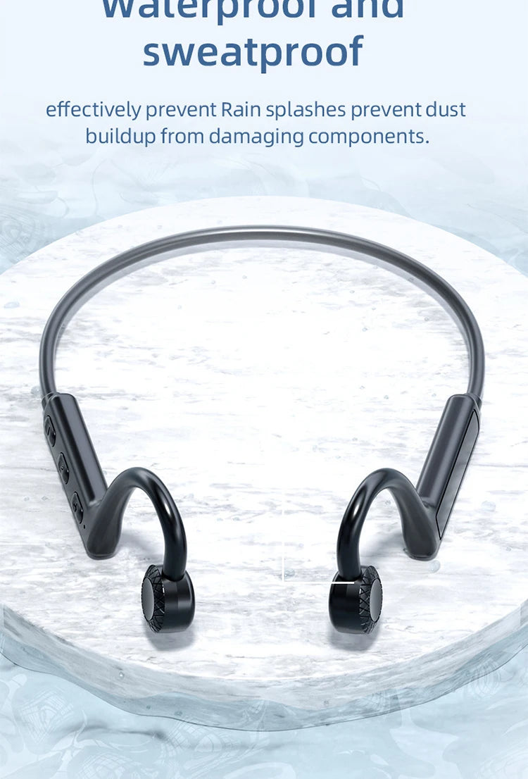 Bone Conduction Bluetooth Headphone TWS Sport Earphones Waterproof Stereo Wireless Headset With Mic Ear Hook For iPhone Xiaomi