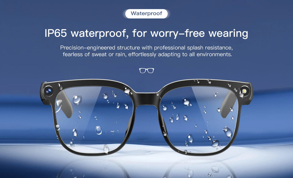 Smart Glasses 800W HD Camera Video Simultaneous Interpretation Bluetooth Call Outdoor Sport AI Smart SunGlasses For Mens Women