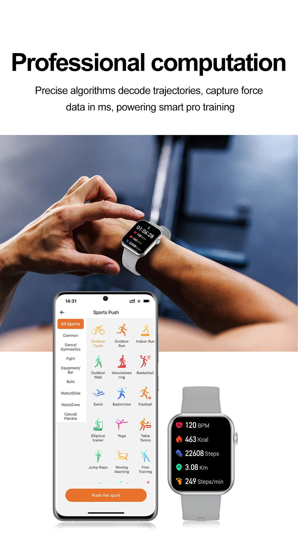 Bluetooth Call Smart Watch Women Health Monitor Watch Customizable Dial Fitness Sports Waterproof Watch Men Android IOS 2025 New