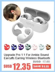 Mini Invisible Wireless Earphone TWS Bluetooth 5.3 Sleep Headphone Hidden Earbuds Waterproof Noise Reduction HiFi Sports Headset