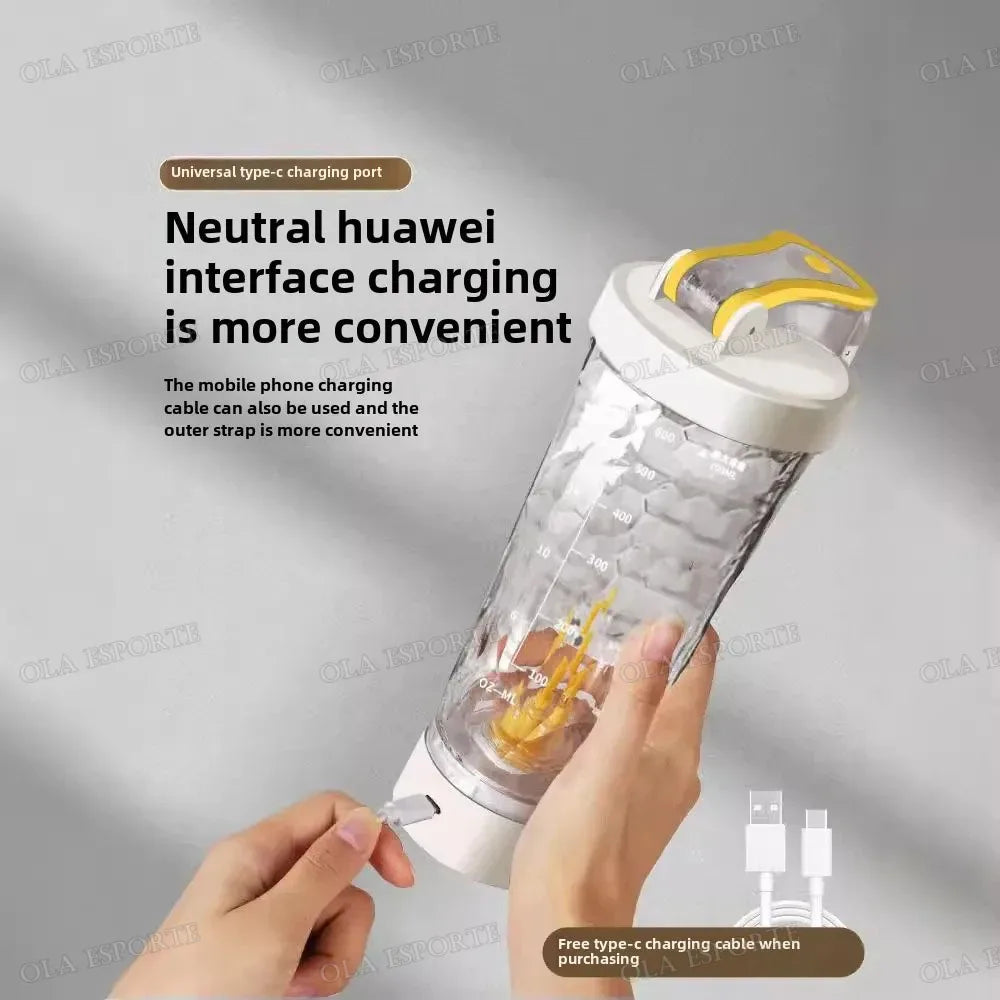 New in Electric Protein Powder Mixing Cup Automatic Shaker Bottle Mixer Shake Bottle Milk Coffee Kettle fro Kitchen Accessories