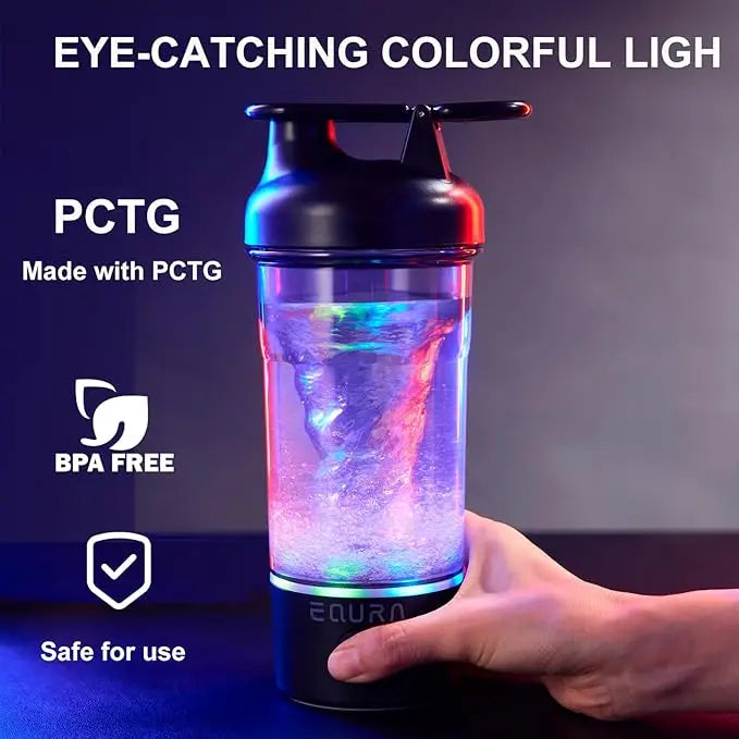 Electric Shaker Bottle Portable USB Rechargeable Protein Shake Mixer, Shaker Bottles for Protein Mixes and Meal Replacement Shak