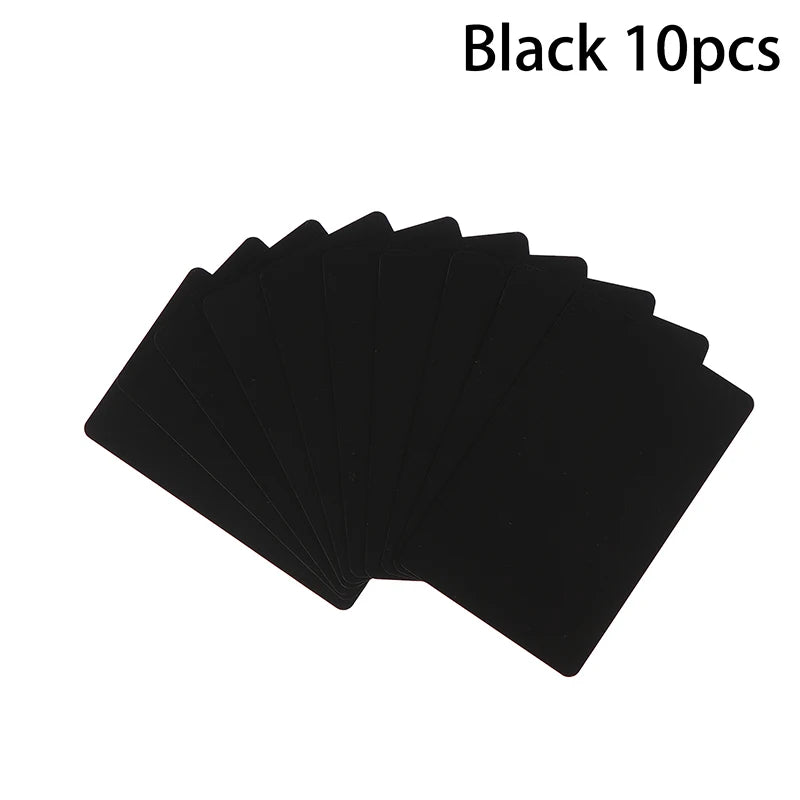 5/10Pcs NFC215 Black White Cards Rewritable NFC NT-AG215 PVC Cards Blank Easy Convenient Programmable NFC Business Card