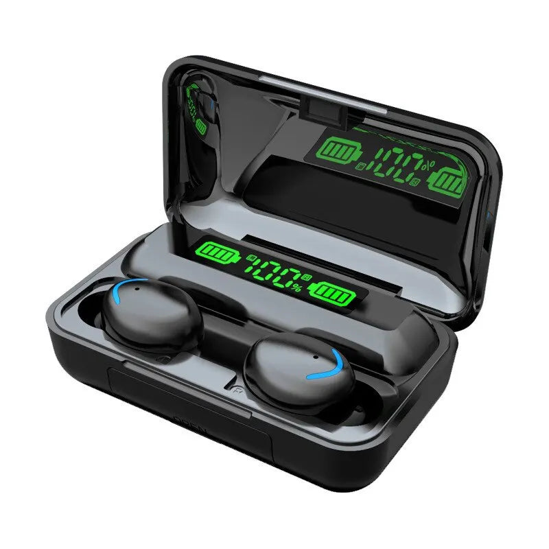 Wireless TWS Bluetooth 5.0 Earphone with LED Display Touch Noise Canceling Earbuds Sports Music Game Headset Waterproof 1200mAh