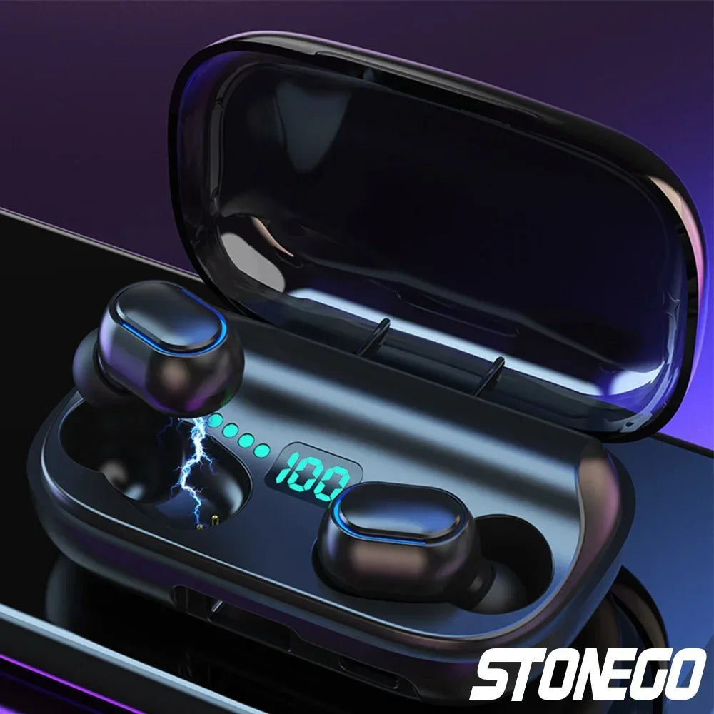 Bluetooth 5.0 TWS Earphones Noise Cancelling Touch Control Digital Display Wireless Sport Earbuds Stereo Headphones