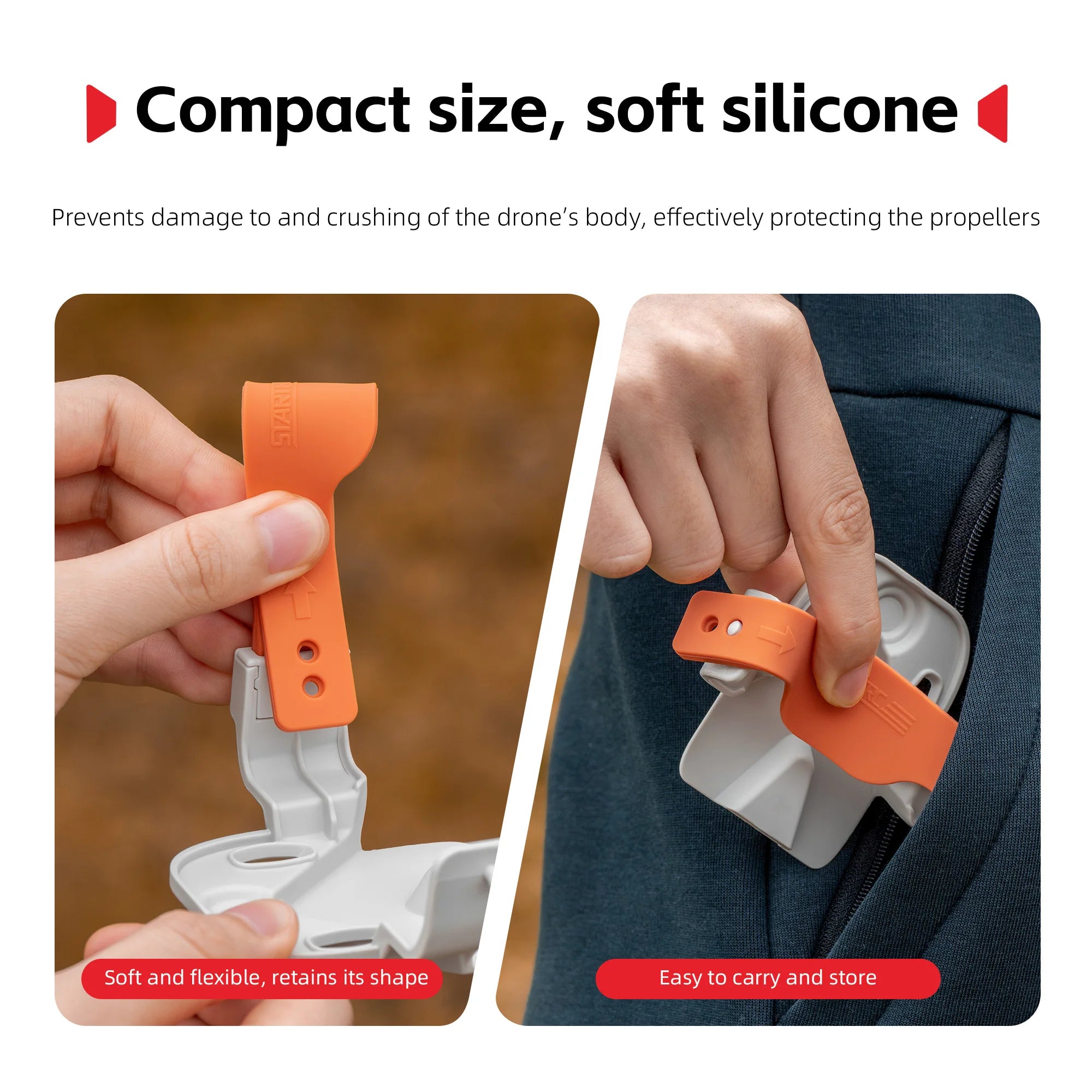 Propeller Protector for DJI Lito 1 Accessories Clip-On Drone Blade Holder with Safety Fixed Strap Lightweight Prop Protector