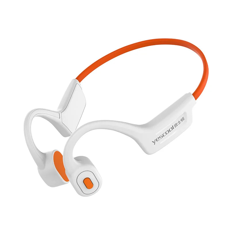 Bone Conduction Headphones Bluetooth 5.3 Wireless, 32Hrs Playtime IPX8 Waterproof, Sport Ear Hook Headset with Noise Cancelling