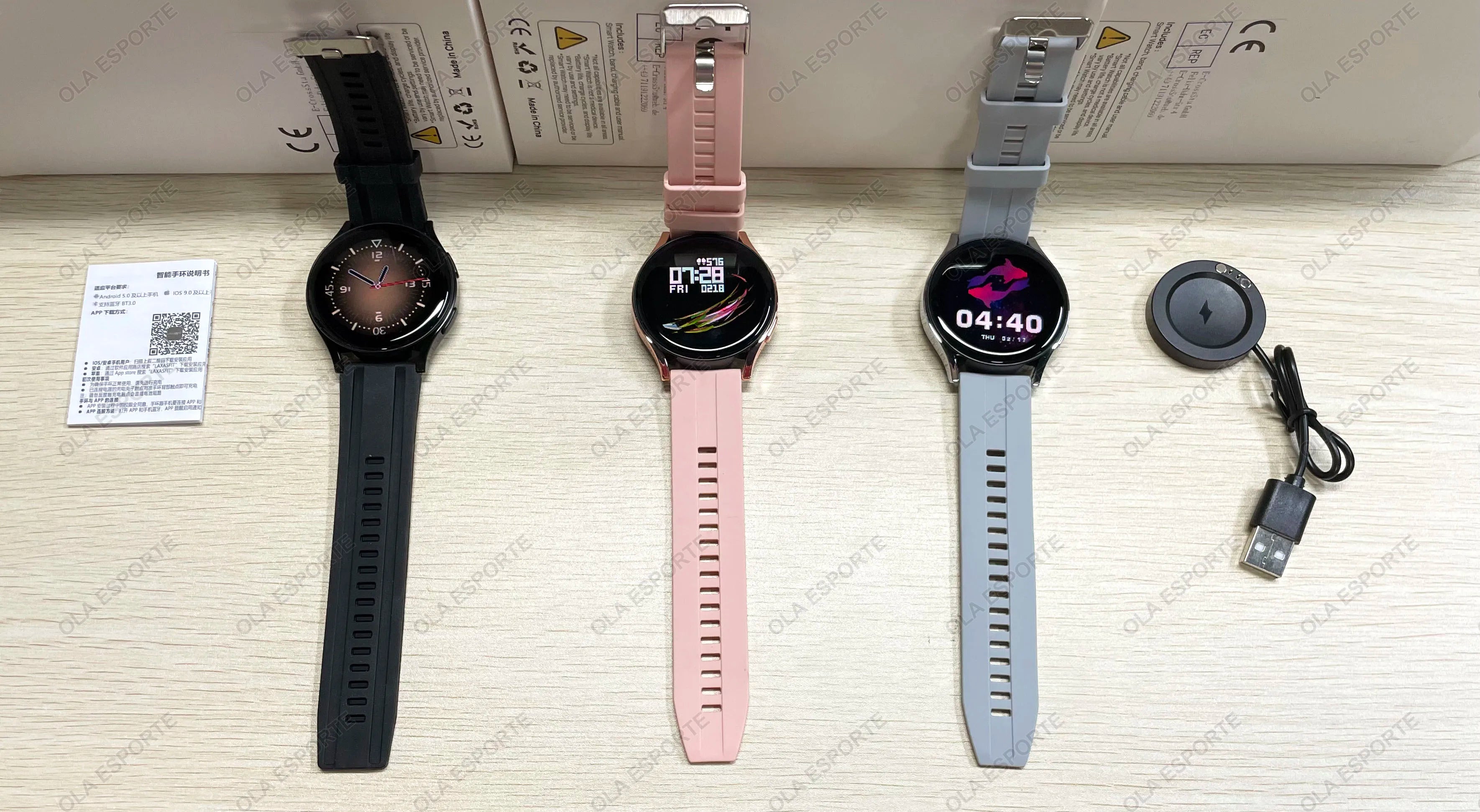 Smart Watch 1.32inch HD AMOLED Screen Bluetooth Call Health Monitor Smartwatch Men Women Fitness Sports Watches For Android IOS