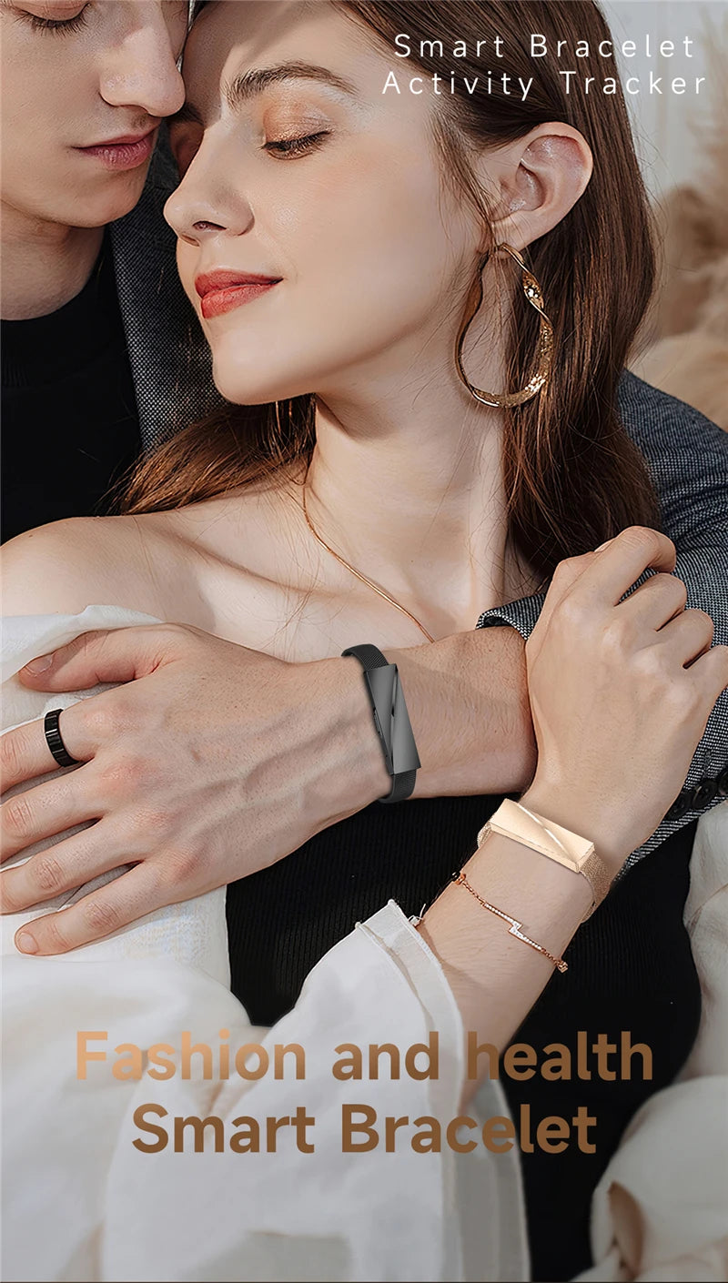 Smart Wristband Waterproof Fitness Heart Rate Blood Pressure Blood Oxygen Monitor Sports Tracker Electronic Bracelet Smart Watch