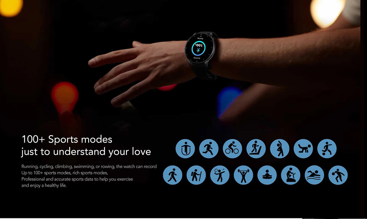 MISIRUN Bluetooth Call Smart Watch For Men Women 24H Heart Rate Monitoring Sports Fitness Tracker IP67 Waterproof Smartwatch New