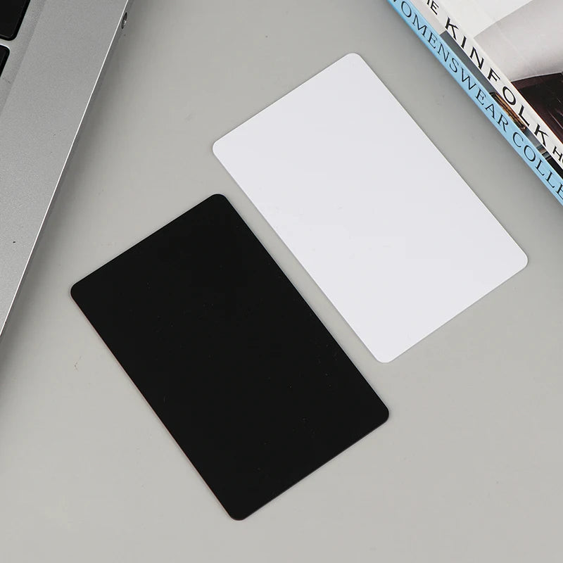5/10Pcs NFC215 Black White Cards Rewritable NFC NT-AG215 PVC Cards Blank Easy Convenient Programmable NFC Business Card