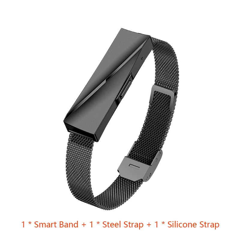 Smart Wristband Waterproof Fitness Heart Rate Blood Pressure Blood Oxygen Monitor Sports Tracker Electronic Bracelet Smart Watch