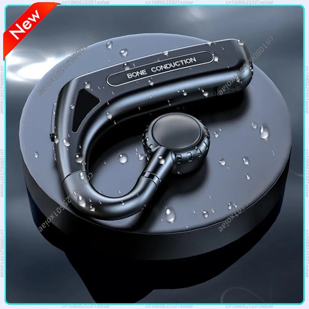 Bone Conduction TWS Headphones Wireless Bluetooth 5.1 Headset Noise Reduction Stereo Ear Clip Earbuds Waterproof Sport Earphone