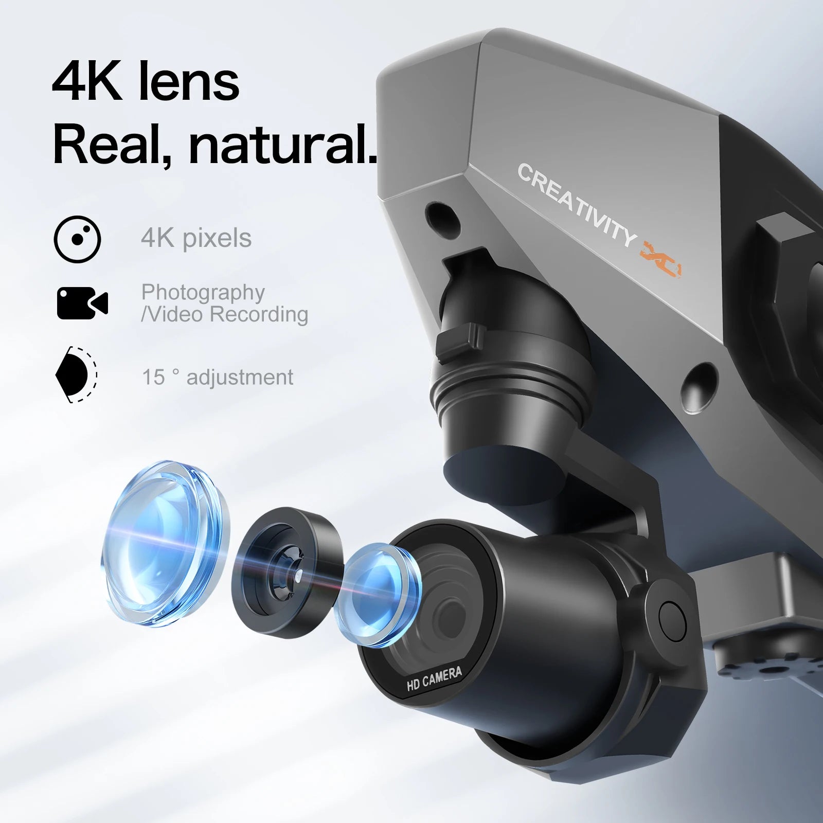 XD1 mini Drone Aluminium 8k Aerial Video Camera Optical Flow Fixed Height Quadcopter 360° Flip RC Dron for Kids Toys Boy