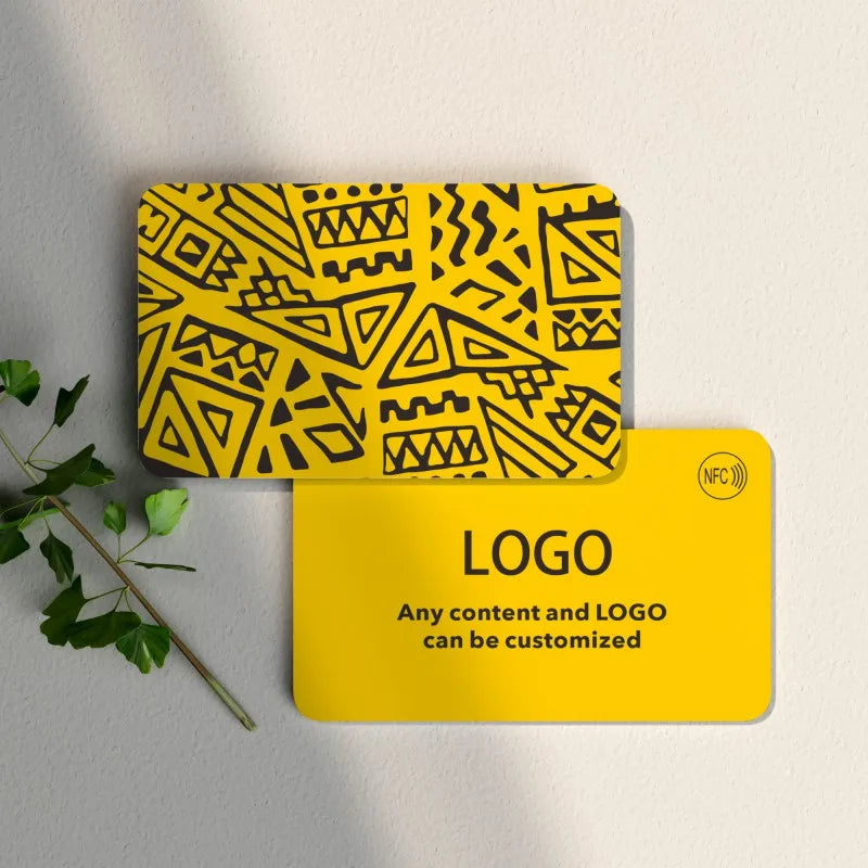 Custom NFC Cards Business Cards PVC Waterproof Cards Personalized Design Round Corners Glossy Matte Frosted PVC Business Cards