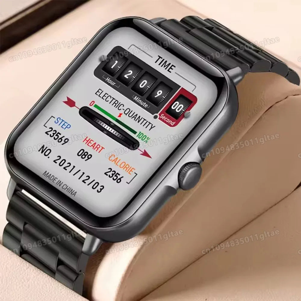 New Smart Watch For Android IOS 1.83Inch Color Screen Bluetooth Call Blood Oxygen/Pressure Monitoring Smart Watch Women Men MA27
