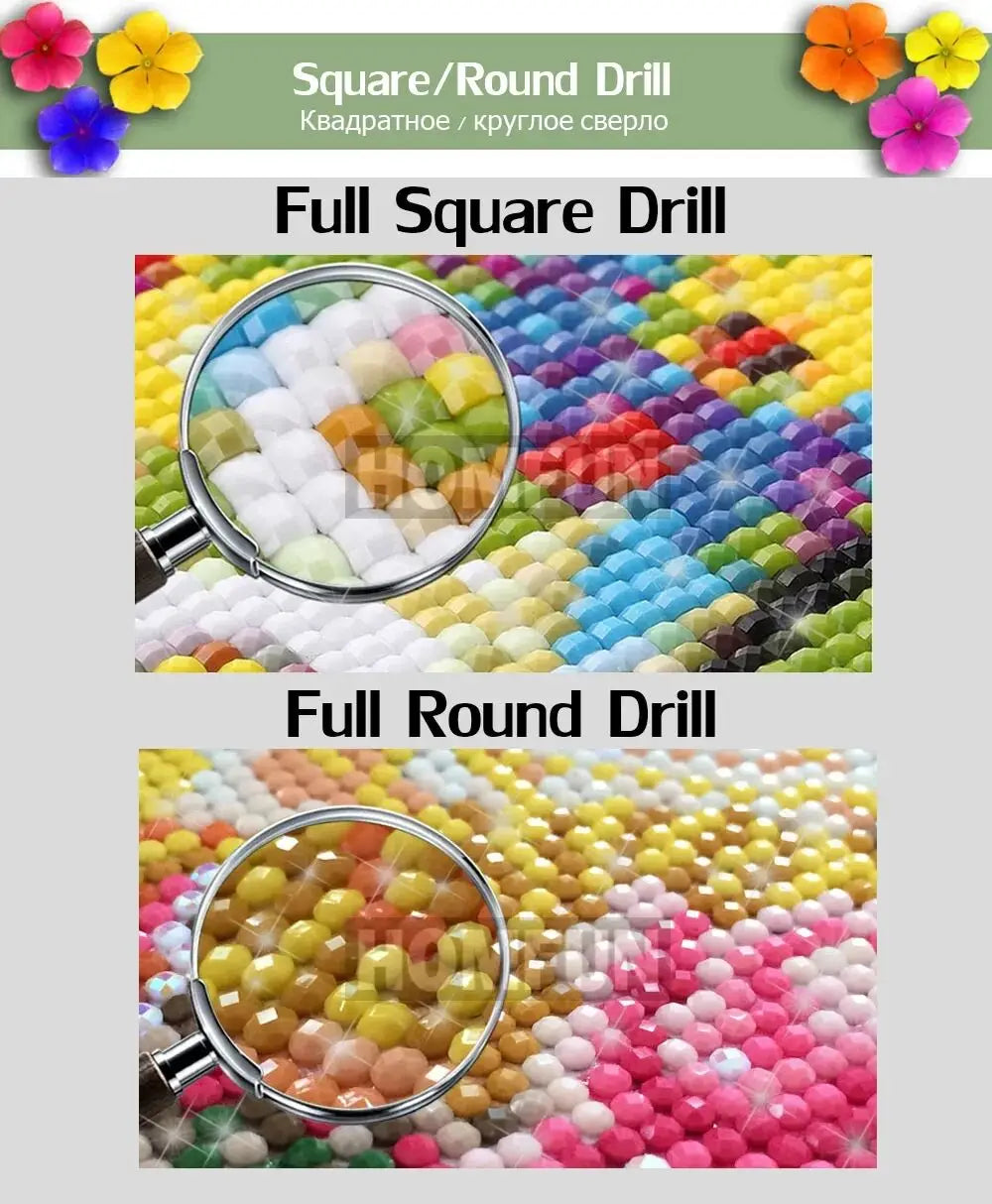 HOMFUN 7 pcs 7 in 1Diamond Painting Tray Mat Kits Large Capacity Drill Plate Embroidery Accessories Tools Beading Mosaic Plates