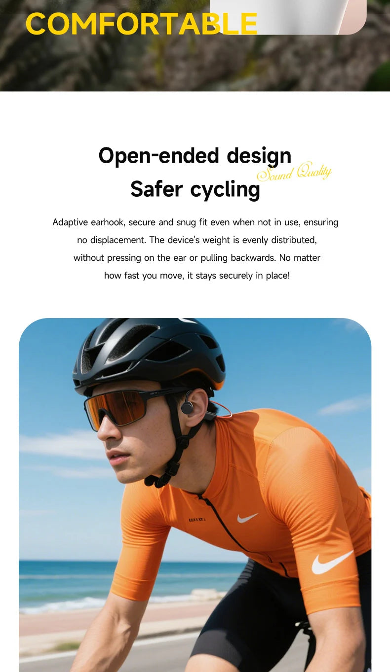 Bone Conduction Earphones Wireless Swimming Sports Earphones for Fitness Sports