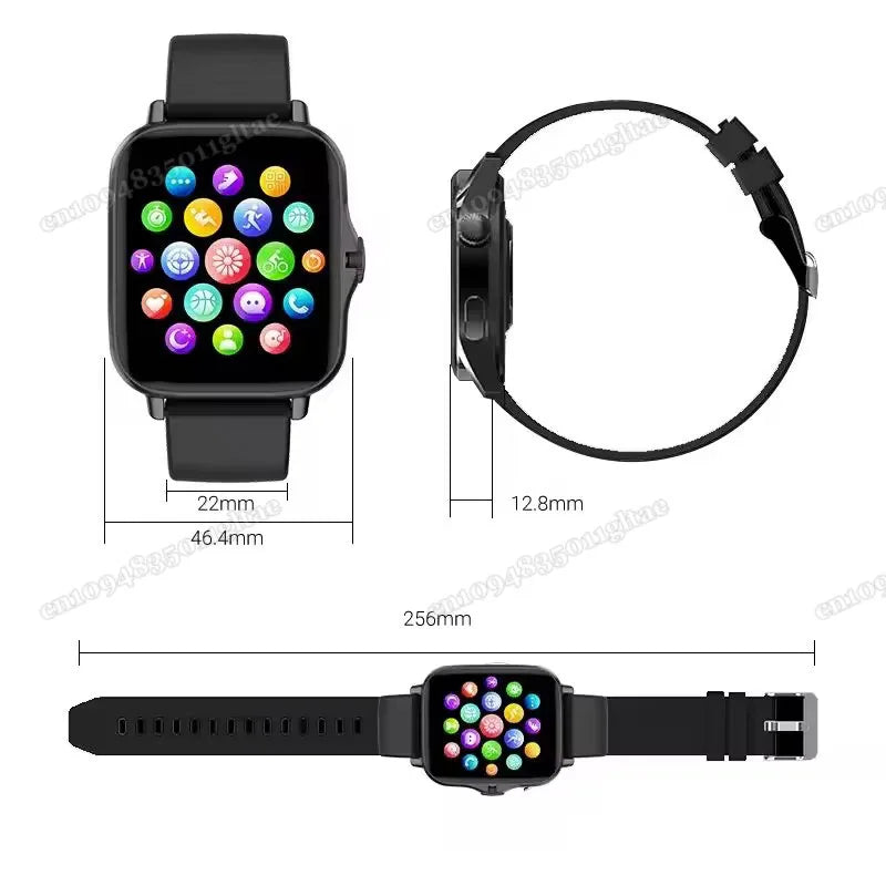 New Smart Watch For Android IOS 1.83Inch Color Screen Bluetooth Call Blood Oxygen/Pressure Monitoring Smart Watch Women Men MA27
