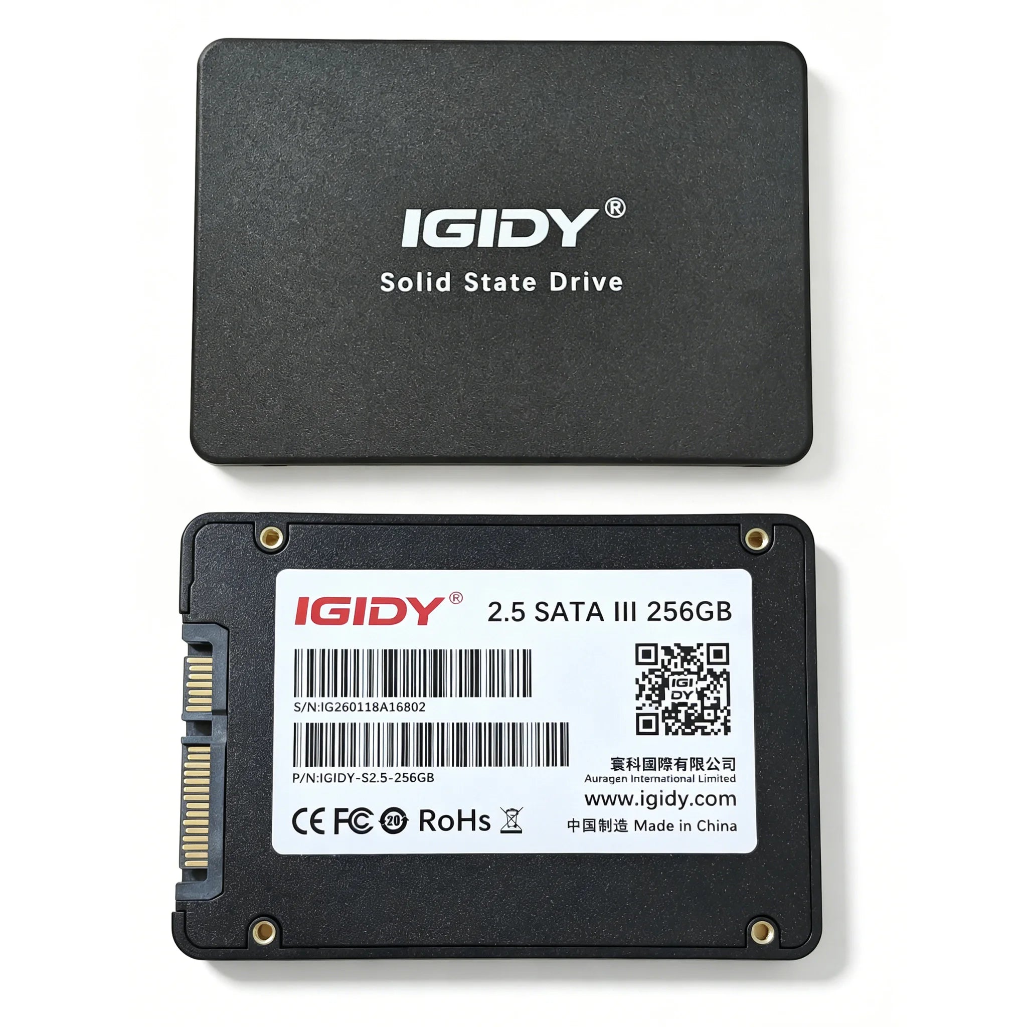 2.5'' SATA 3.0 SSD 128GB/256GB Internal Solid State Drive - Up to 570MB/s Read Speed, 3D TLC NAND, 7mm Slim for Laptop/Desktop