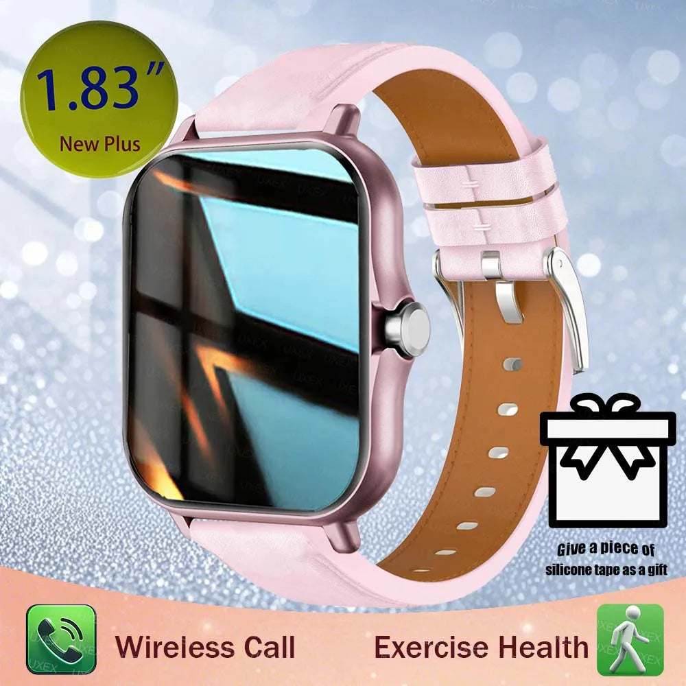 1.83'' Sports Smart Watch Fitness Clock Health Monitor Waterproof Smartwatch Wireless Call Watches For Men Women Android Ios New
