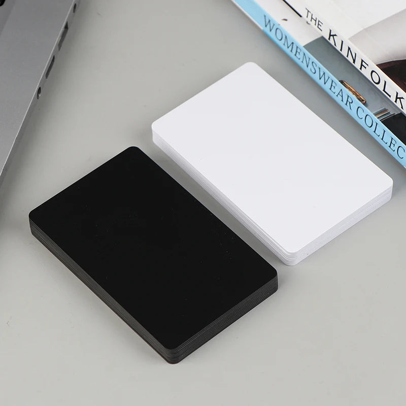5/10Pcs NFC215 Black White Cards Rewritable NFC NT-AG215 PVC Cards Blank Easy Convenient Programmable NFC Business Card