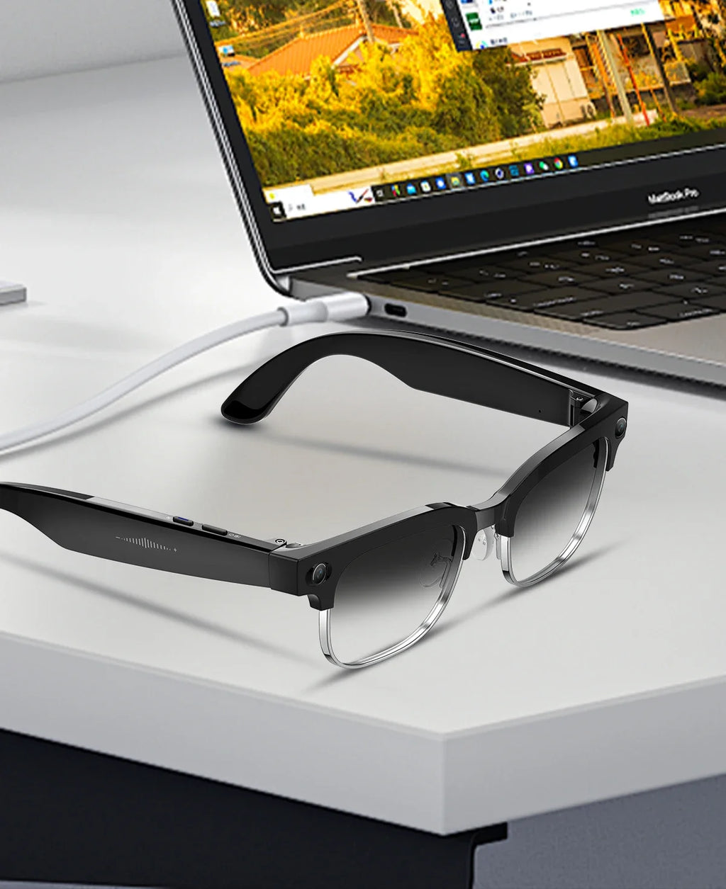 Smart Glasses 800W Camera 2026New Technologies Video Recording AI Photo Recognition Bluetooth Calls Voice Translation Sunglasses